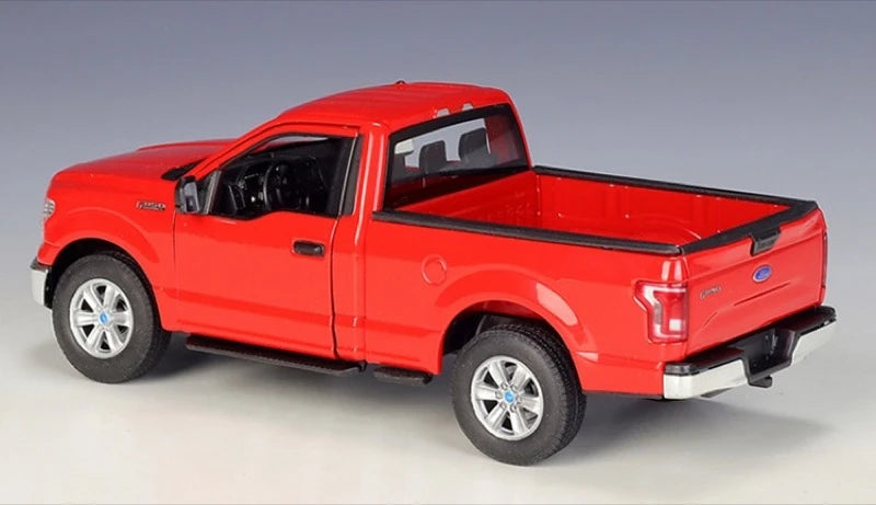 [Welly] 1:24 Ford 2015 F-150 Regular Cab rouge voiture miniature Die-Cast