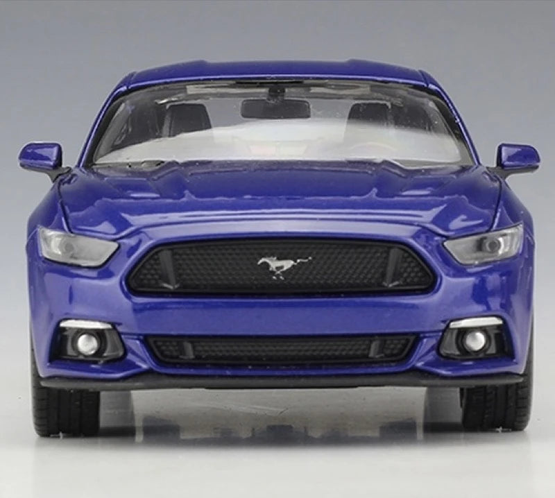 [Welly] 1:24 Ford 2015 Mustang GT Blue Model Car Die-Cast