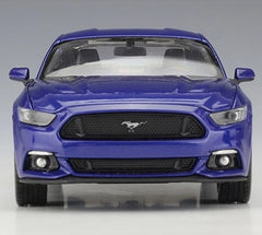 [Welly] 1:24 Ford 2015 Mustang GT Blue Model Car Die-Cast