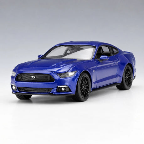 Welly Ford 2015 Mustang GT أزرق 1:24 – نموذج عرض معدني مصبوب