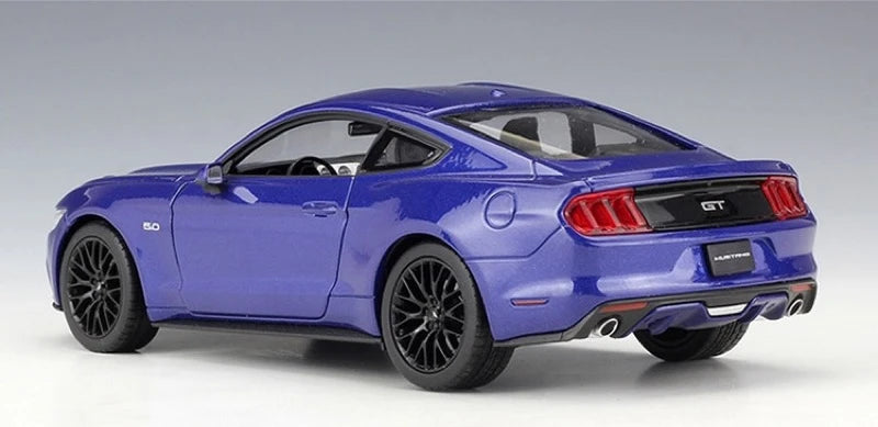 [Welly] 1:24 Ford 2015 Mustang GT Blue Model Car Die-Cast