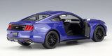[Welly] 1:24 Ford 2015 Mustang GT Blue Model Car Die-Cast
