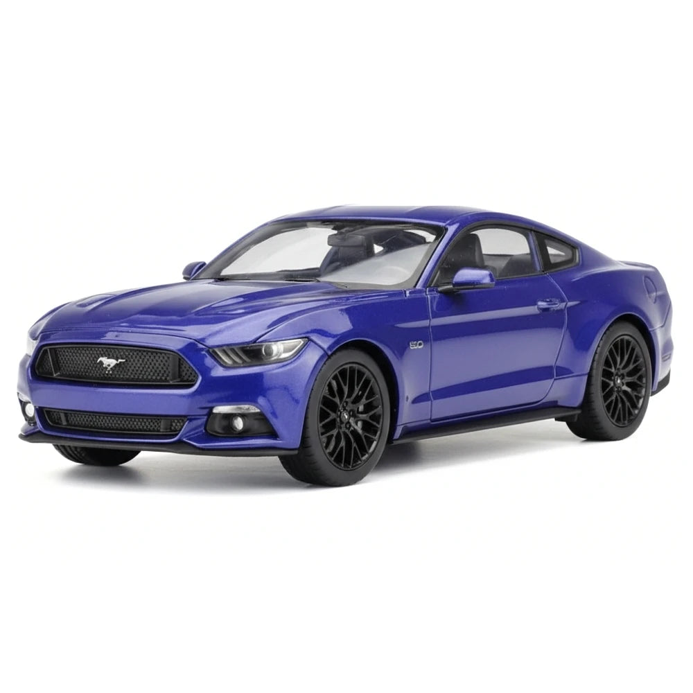 [Welly] 1:24 Ford 2015 Mustang GT Blue Model Car Die-Cast