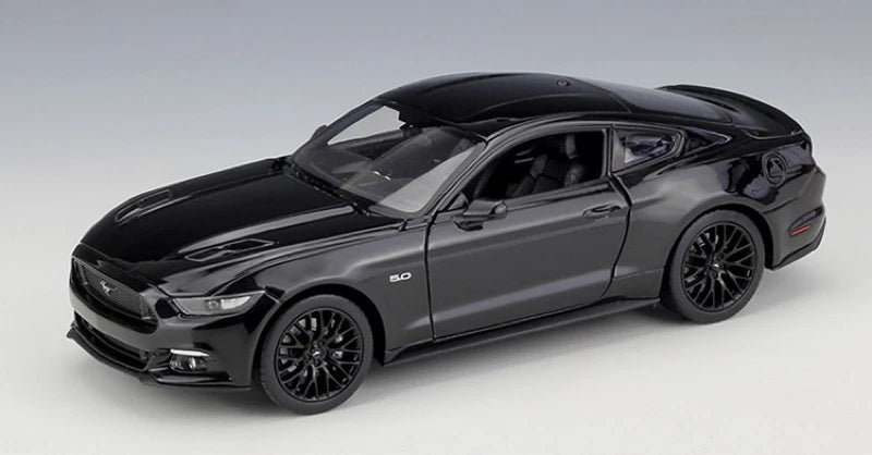 [Welly] 1:24 Ford 2015 Mustang GT Glossy Black Model Car Die-Cast
