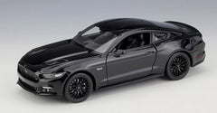 [Welly] 1:24 Ford 2015 Mustang GT Glossy Black Model Car Die-Cast