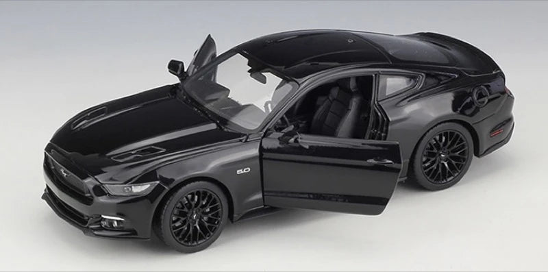 [Welly] 1:24 Ford 2015 Mustang GT Glossy Black Model Car Die-Cast