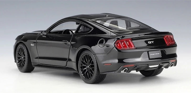 [Welly] 1:24 Ford 2015 Mustang GT Glossy Black Model Car Die-Cast