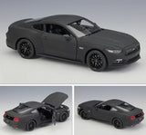 [Welly] 1:24 Ford 2015 Mustang GT Matte Black Model Car Die-Cast