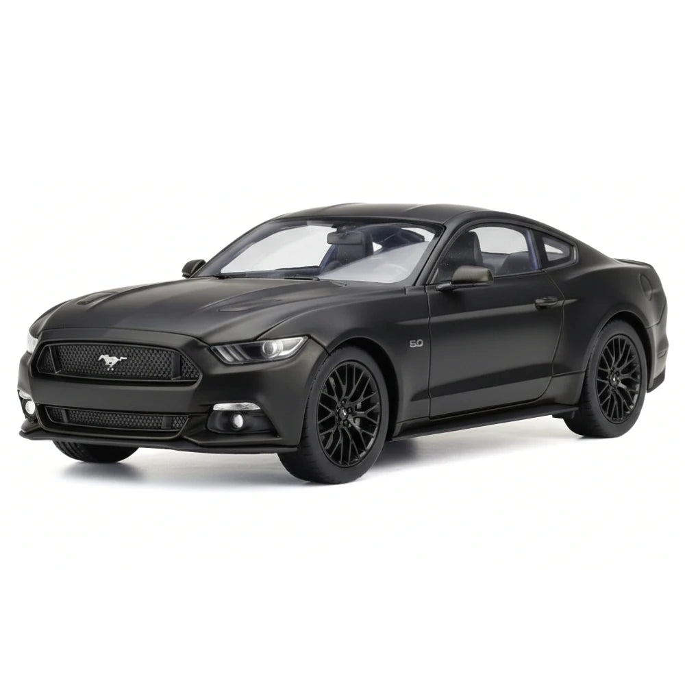 [Welly] 1:24 Ford 2015 Mustang GT Matte Black Model Car Die-Cast