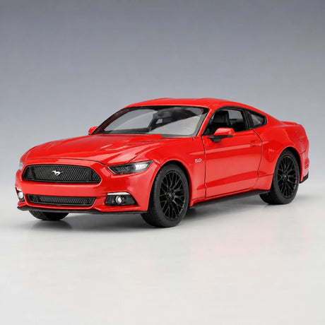 Welly Ford 2015 Mustang GT أحمر 1:24 – نموذج عرض معدني مصبوب