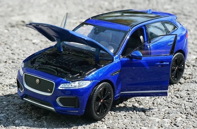 [Welly] 1:24 Jaguar 2016 F-Pace Blue Model Car Die-Cast
