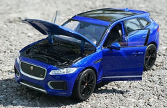 [Welly] 1:24 Jaguar 2016 F-Pace Blue Model Car Die-Cast