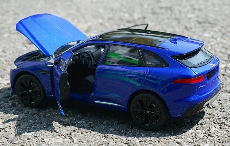 [Welly] 1:24 Jaguar 2016 F-Pace Blue Model Car Die-Cast