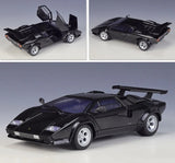 [Welly] 1:24 Lamborghini 1974 Countach LP 5000 QV Black Model Car Die-Cast