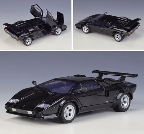 [Welly] 1:24 Lamborghini 1974 Countach LP 5000 QV zwart modelauto Die-Cast