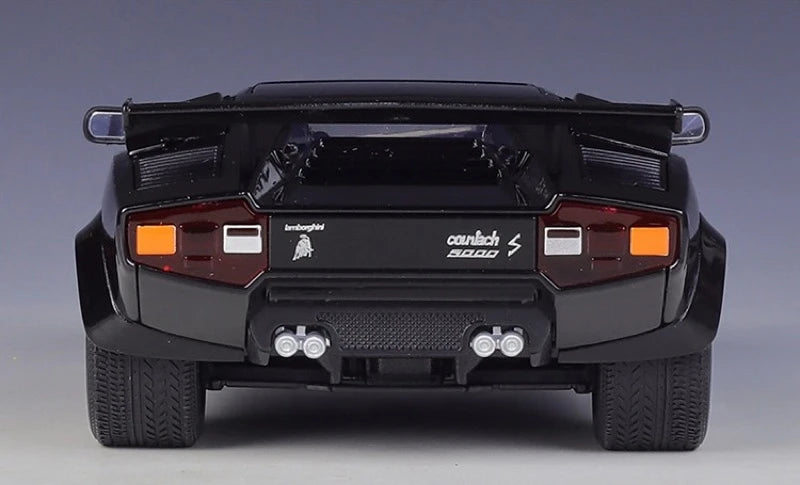 [Welly] 1:24 Lamborghini 1974 Countach LP 5000 QV Black Model Car Die-Cast