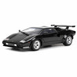 Welly Lamborghini 1974 Countach LP 5000 QV Black 1:24 – model wyświetlacza odlewanego