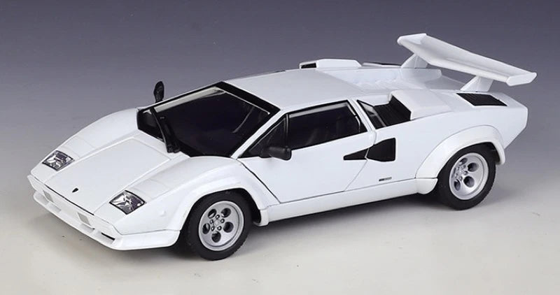 [Welly] 1:24 Lamborghini 1974 Countach LP 5000 QV White Model Car Die-Cast
