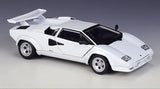 [Welly] 1:24 Lamborghini 1974 Countach LP 5000 QV White Model Car Die-Cast