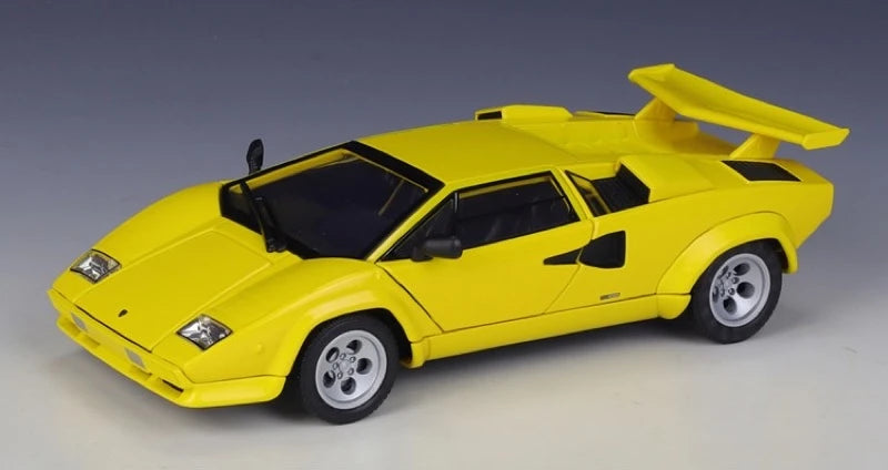 [Welly] 1:24 Lamborghini 1974 Countach LP 5000 QV Yellow Model Car Die-Cast
