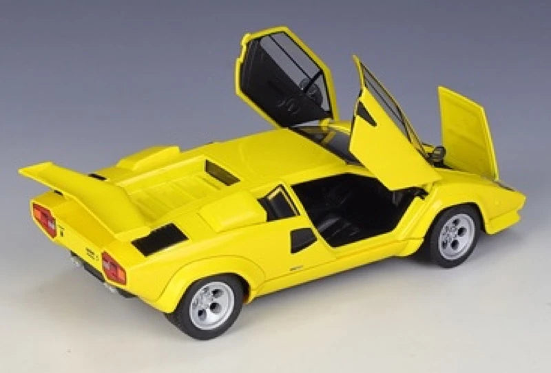 [Welly] 1:24 Lamborghini 1974 Countach LP 5000 QV Yellow Model Car Die-Cast