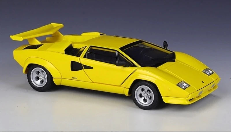 [Welly] 1:24 Lamborghini 1974 Countach LP 5000 QV Yellow Model Car Die-Cast
