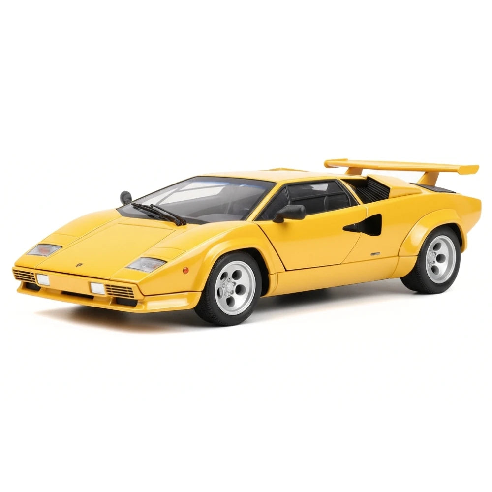 [Welly] 1:24 Lamborghini 1974 Countach LP 5000 QV Yellow Model Car Die-Cast