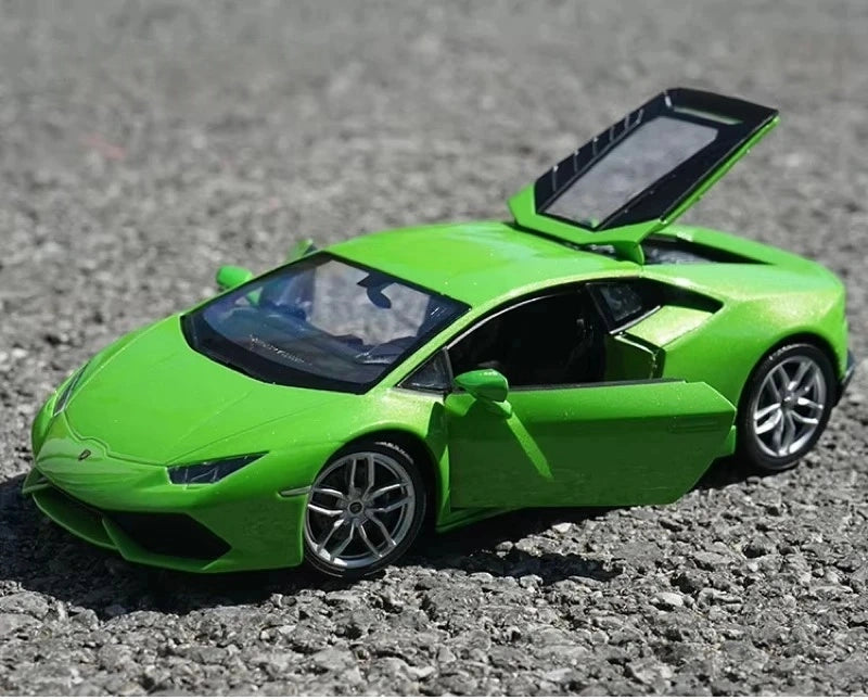 [Welly] 1:24 Lamborghini 2016 Huracan LP610-4 Green Model Car Die-Cast