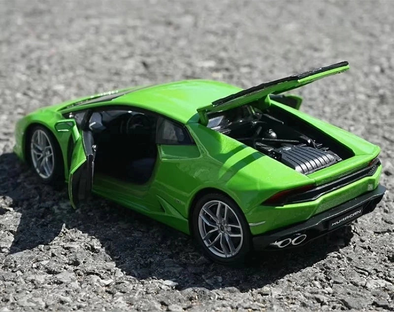 [Welly] 1:24 Lamborghini 2016 Huracan LP610-4 Green Model Car Die-Cast