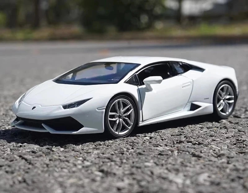 [Welly] 1:24 Lamborghini 2016 Huracan LP610-4 blanc voiture miniature Die-Cast