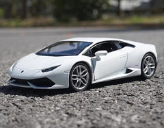 [Welly] 1:24 Lamborghini 2016 Huracan LP610-4 blanc voiture miniature Die-Cast