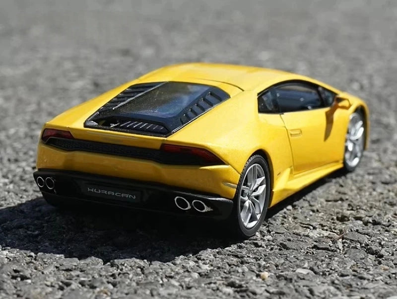 [Welly] 1:24 Lamborghini 2016 Huracan LP610-4 Yellow Model Car Die-Cast