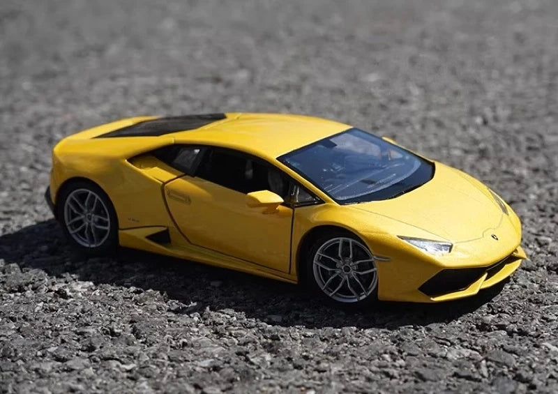 [Welly] 1:24 Lamborghini 2016 Huracan LP610-4 Yellow Model Car Die-Cast