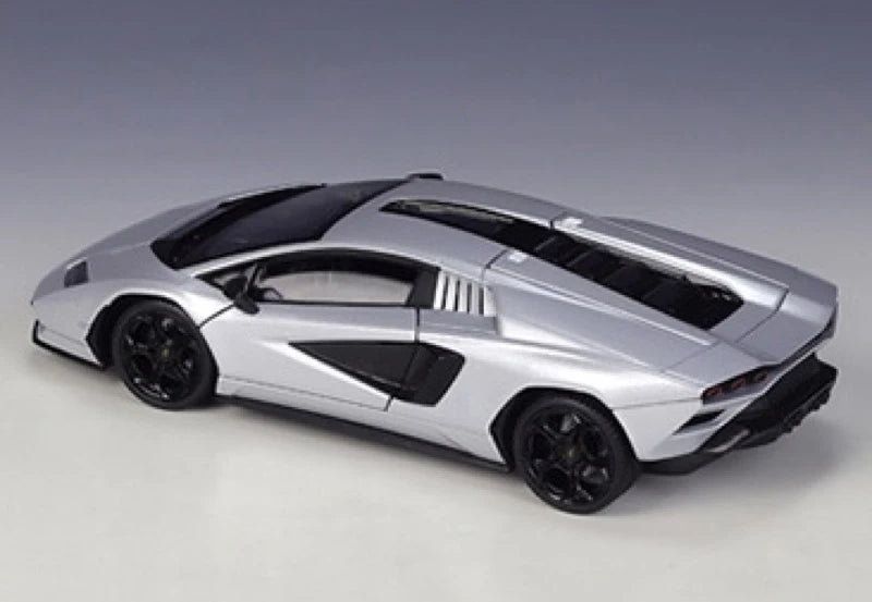 [Welly] 1:24 Lamborghini 2022 Countach LPI800-4 Silver Model Car Die-Cast