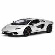 Welly Lamborghini 2022 Countach LPI800-4 srebrny 1:24 – model samochodu z metalu odlewanego do ekspozycji
