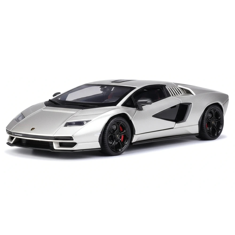 [Welly] 1:24 Lamborghini 2022 Countach LPI800-4 Silver Model Car Die-Cast