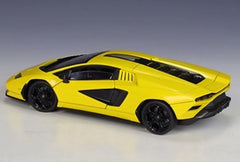 [Welly] 1:24 Lamborghini 2022 Countach LPI800-4 Yellow Model Car Die-Cast