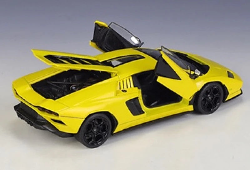 [Welly] 1:24 Lamborghini 2022 Countach LPI800-4 gul modellbil Die-Cast