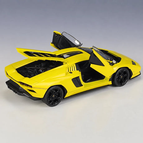 Welly Lamborghini 2022 Countach LPI800-4 Yellow 1:24 – model wyświetlacza odlewany z metalu