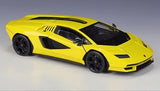 [Welly] 1:24 Lamborghini 2022 Countach LPI800-4 gul modellbil Die-Cast