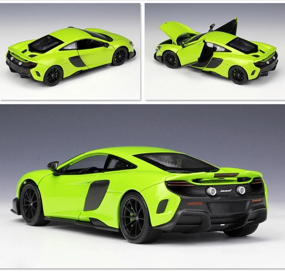 [Welly] 1:24 McLaren 2015 675LT vert voiture miniature Die-Cast