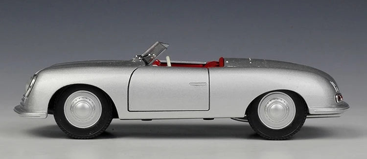 [Welly] 1:24 Porsche 1948 356 No.1 Roadster Silver Model Car Die-Cast