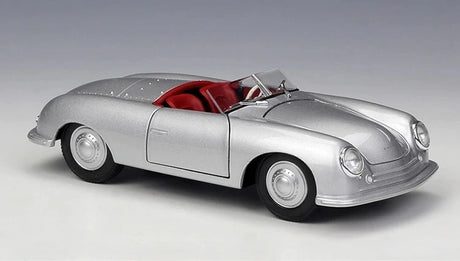 [Welly] 1:24 Porsche 1948 356 No.1 Roadster Silver Model Car Die-Cast