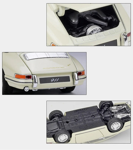 [Welly] 1:24 Porsche 1964 911 White Model Car Die-Cast