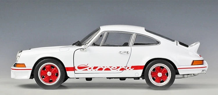 [Welly] 1:24 Porsche 1973 911 Carrera RS White Model Car Die-Cast