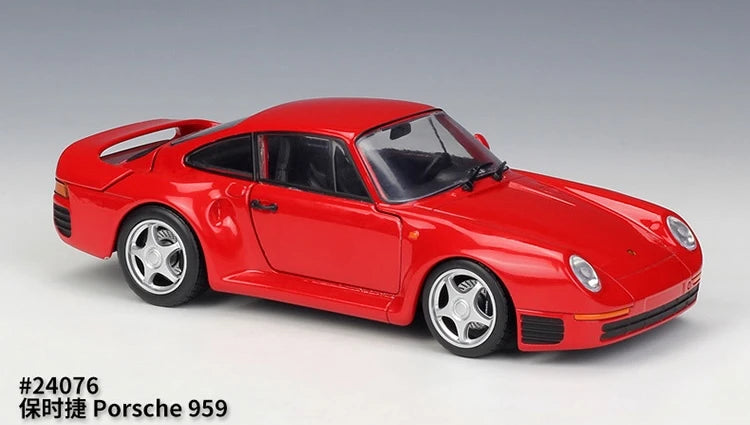 [Welly] 1:24 Porsche 1986 959 レッド モデルカー Die-Cast