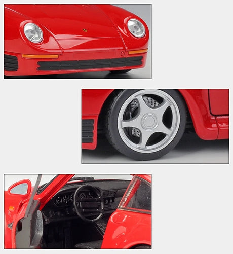 [Welly] 1:24 Porsche 1986 959 Red Model Car Die-Cast