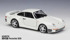 [Welly] 1:24 Porsche 1986 959 White Model Car Die-Cast