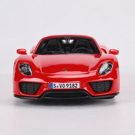 Welly Porsche 2013 918 Spyder Red 1:24 – model wyświetlacza odlewany z metalu