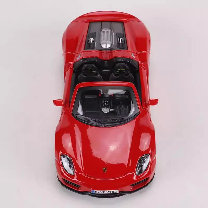 [Welly] 1:24 Porsche 2013 918 Spyder rosso modellino di auto Die-Cast